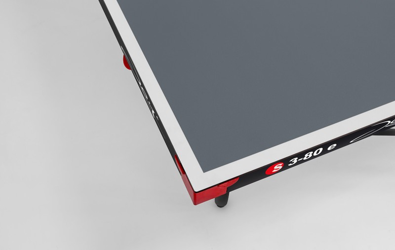 Sponeta Tischtennisplatte Outdoor grau S 3-80 e inkl. Netz